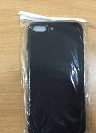 Силиконовый чехол-накладка silicone case для iphone 7/8 plus c микрофиброй2 фото