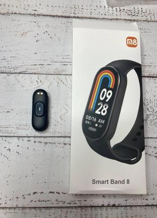 Фітнес трекер smart band м8 смарт годинник blue7 фото