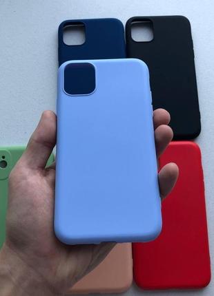 Силиконовый чехол-накладка silicone case для iphone 11 pro2 фото
