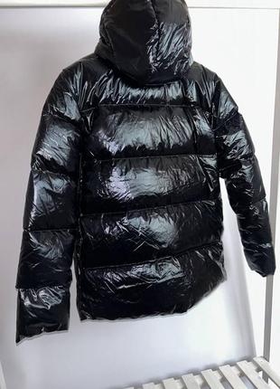 Женский пуховик куртка adidas glossy a-shape down puffer jacket( как nike puma) оригинал7 фото