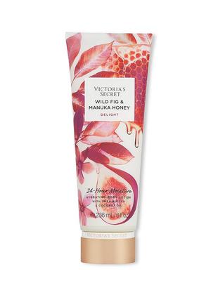 Ароматный лосьон для тела natural beauty body care «wild fig &amp; manuka honey». victoria’s secret. оригинал 🇺🇸3 фото