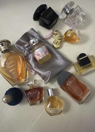 Коллекция миниатюр винтажного парфюма оригинал.