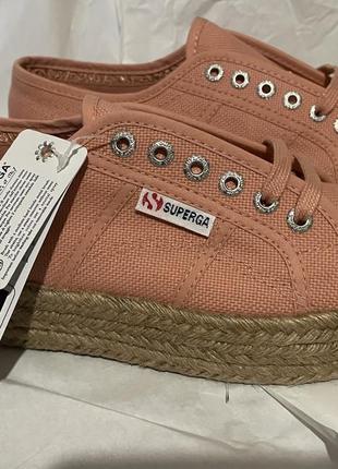 Эспадрильи superga rope 2730 s00cf20 розовый