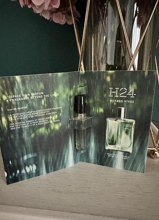 Hermes h24 eau de parfum парфюмированная вода для мужчин 2 ml2 фото