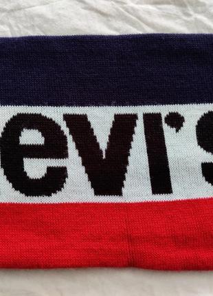 Levi's стильный шарф унисекс. италия10 фото