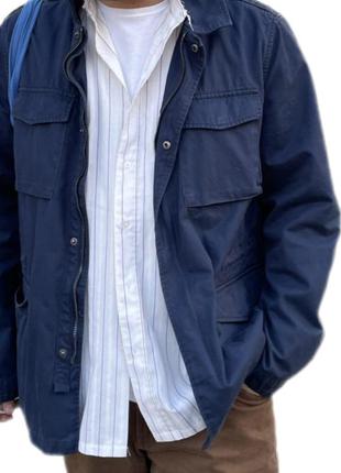 Blue cargo jacket2 фото