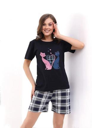 Пижама шорты и футболка m2081 s