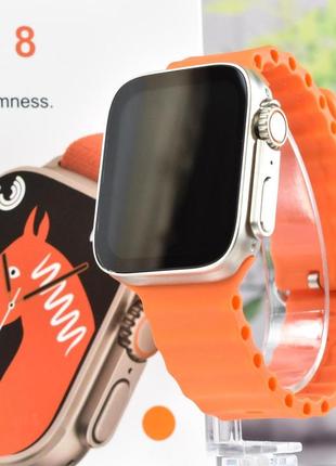 Смарт годинник gt9 ultra 8 smart watch 49 мм orange