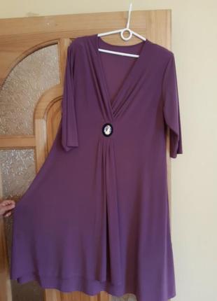 Плаття ніжного фіолетового кольору3 фото