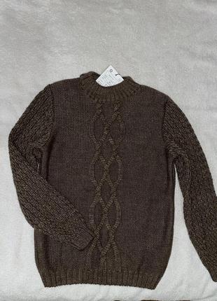 Вязаный свитер 122-128р