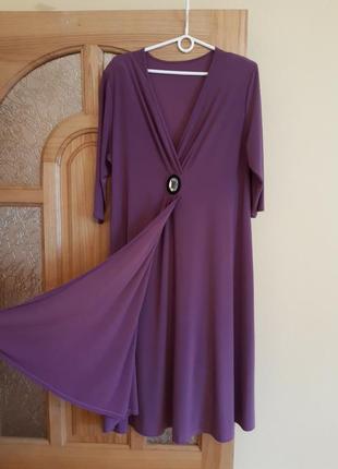 Плаття ніжного фіолетового кольору4 фото