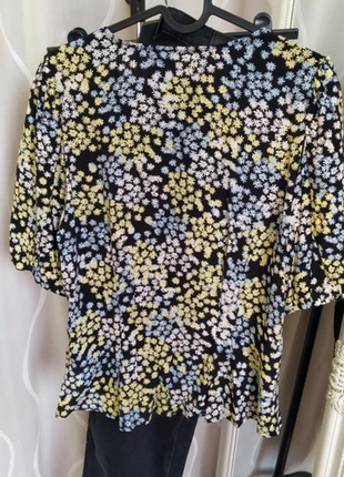 Блуза в стильный цветочный принт, h&amp;m4 фото