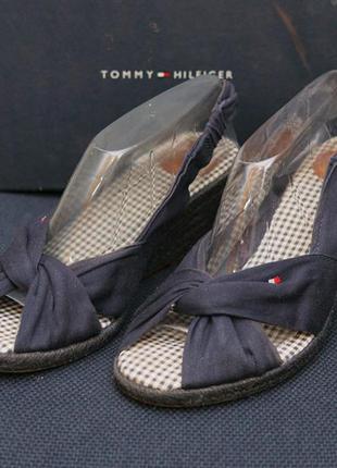 Босоніжки tommy hilfiger, р. 39.2 фото