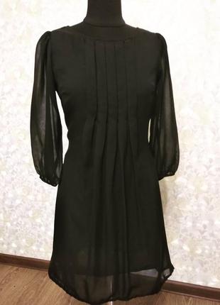 Платье- new look черного цвета на невисовую девушку до 164 рост  xs-s