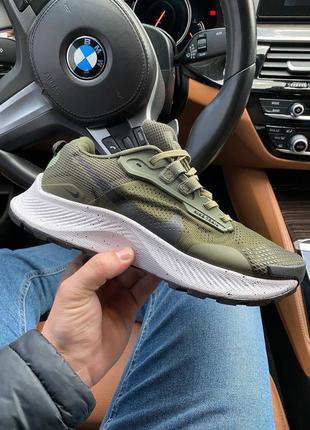 Крутые мужские кроссовки nike trail pegasus olive хаки