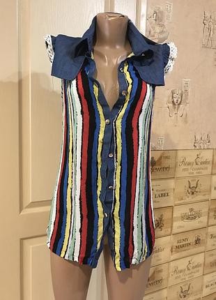 Блуза воздушная штапель