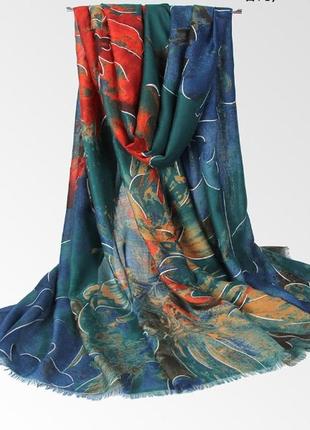 180*90 см люксовый большой женский модный шарф с узором