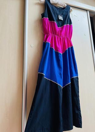 Сукня довге міді плаття софт сарафан літнє