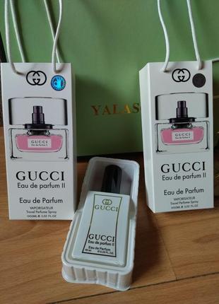 Супер стойкий парфум, духи в подарочной упаковке: gucci eau de perfum ll (гуччи о де парфум 2)