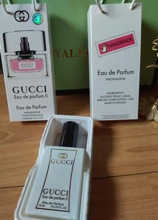 Супер стойкий парфум, духи в подарочной упаковке: gucci eau de perfum ll (гуччи о де парфум 2)4 фото