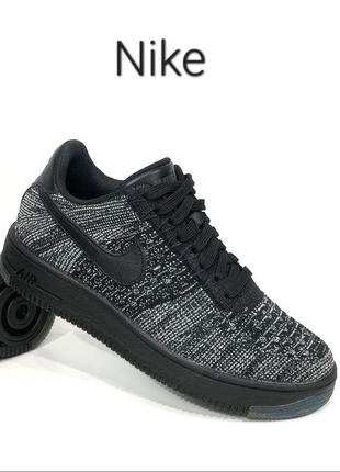 Женские кроссовки nike af1 flyknit low оригинал1 фото