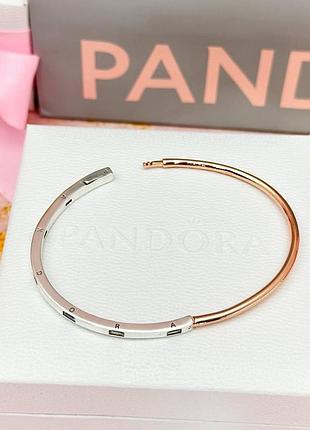 Серебряный браслет серебро пандора pandora silver s925 ale с биркой и пломбой 925 проба сплав 14к5 фото