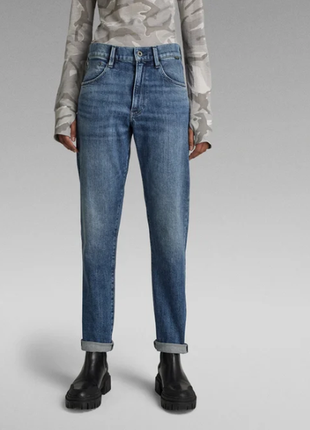 Женские джинсы g star g-star raw damen virjinya slim синие высокая талия
