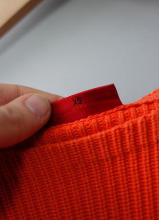 Hugo boss вязаный женский свитер оранжевый кофта джемпер prada gucci max mara zara7 фото