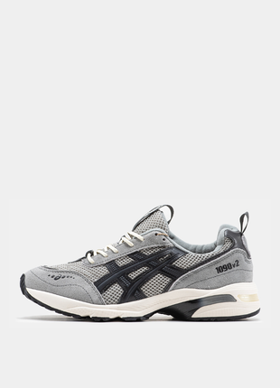 Мужские кроссовки asics gel - 1090 v2 steel gray white.