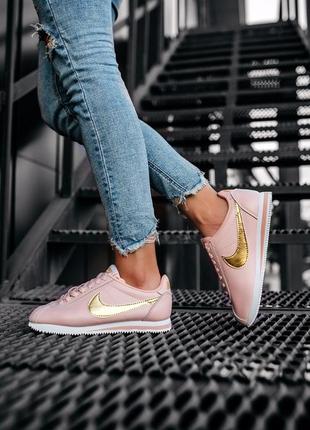 Nike cortez pink, жіночі кросівки найк кортез, кросівки жіночі найк кортез3 фото