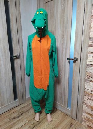 Сліп піжама кігурумі крокодил дракон2 фото
