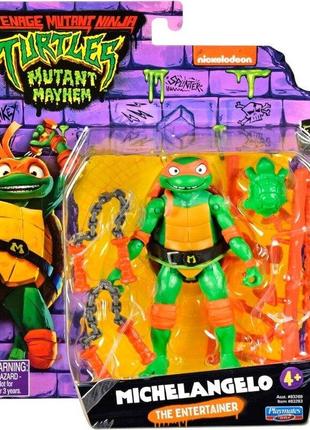 Черепашки ниндзя микеланджело teenage mutant ninja turters mutant mayhem michelangelo оригинал6 фото