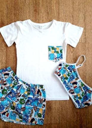 Пижама хлопок трикотаж.