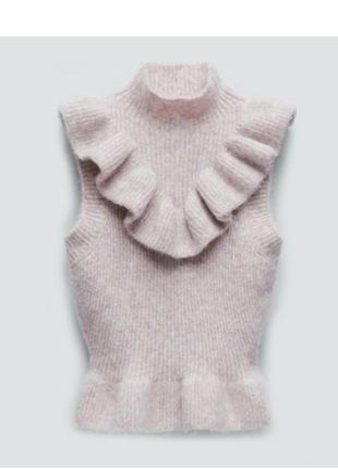 Жилет шерстяной zara