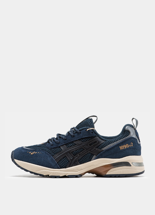 Мужские кроссовки asics gel - 1090 v2 dark blue.