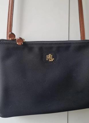 Сумка ralph lauren, кросбоді ralph lauren, сумка з нейлону, нейлонова сумка lauren ralph lauren