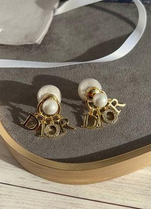 Серьги в стиле dior