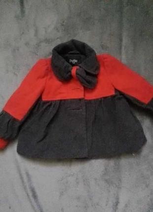 Детское пальто на 1-2 года1 фото