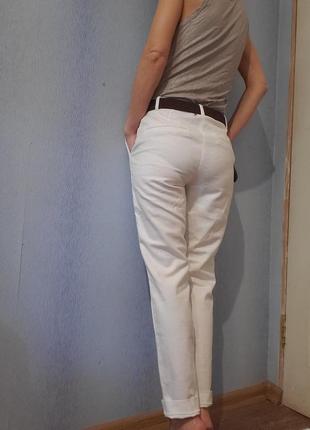 Белые брюки летние zara вьетнам4 фото