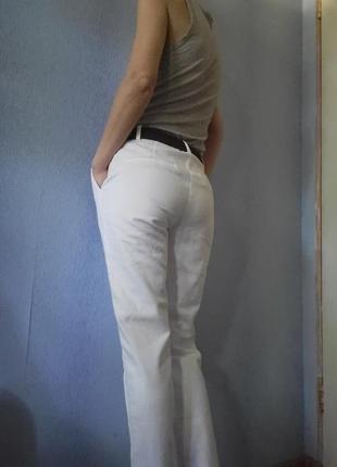 Белые брюки летние zara вьетнам5 фото