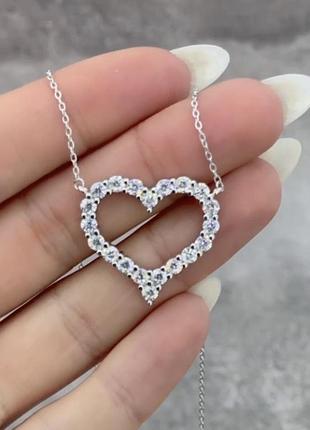 Серебряное колье ожерелье подвеска цепочка с пробой s925 новое с биркой