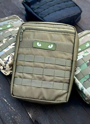 Рюкзак штурмовий (25/30/10 см) олива, краща якість, оригінал ua