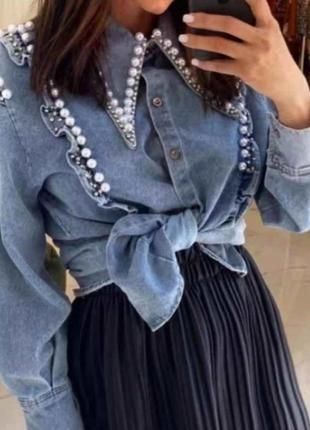 Джинсова сорочка 💙🔥.