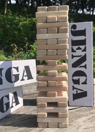 Настольная игра jenga (дженга, джанга, башня)4 фото