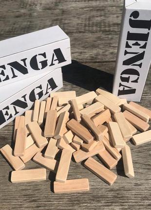 Настольная игра jenga (дженга, джанга, башня)3 фото