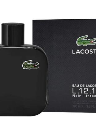 Мужская туалетная вода lacoste eau de lacoste l.12.12 noir intense 100 мл1 фото