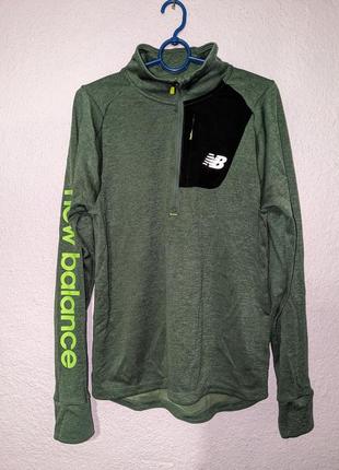 Спортивная кофта, лонгслив new balance 1/4 zip