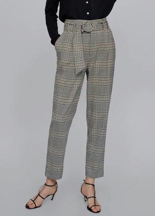 Распродажа! штаны брюки в клетку от бренда carolina belle Barrel