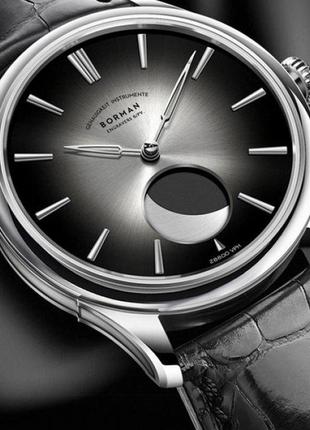 Чоловічий класичний механічний годинник borman aristocrate2 фото