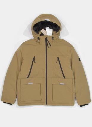 Мужская куртка tom tailor, sorona aura с капюшоном (песочный цвет)